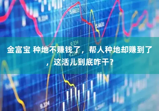 金富宝 种地不赚钱了，帮人种地却赚到了，这活儿到底咋干？
